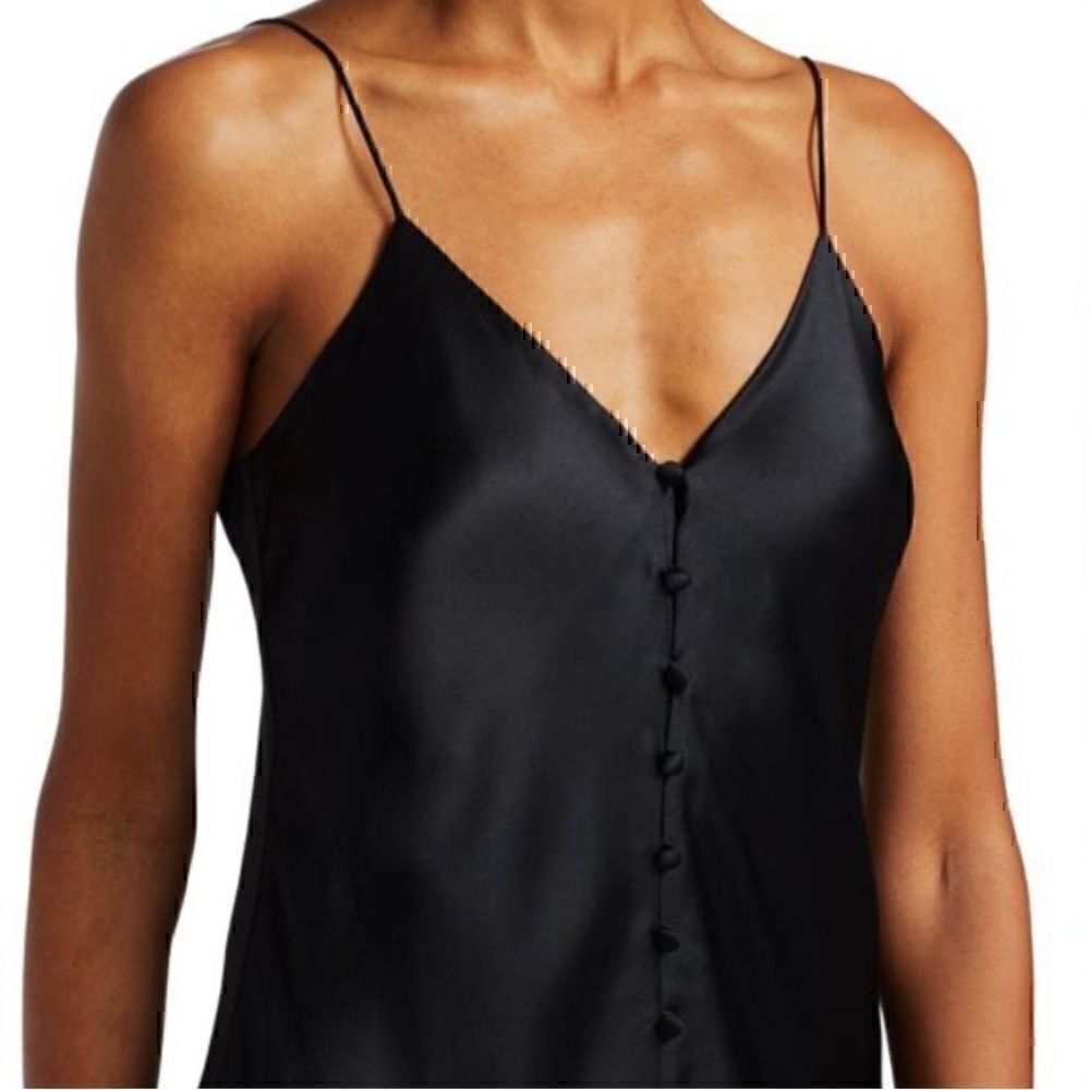 Cami NYC Black Silk Midi Slip Dress - Picture 13 of 14